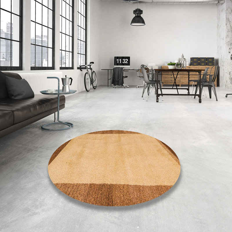 Tapis abstrait moderne 4707, Rond 8 pi