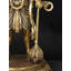 Statue de 6 pouces en bronze à six bras debout Hanfan Panchamukhi