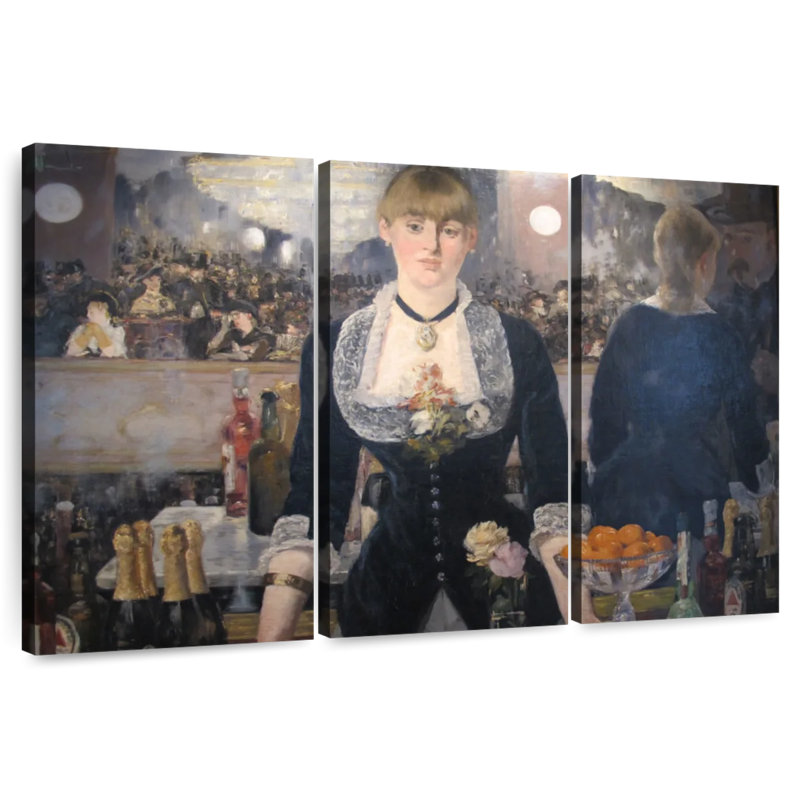 Leisha A Bar At The Folies Bergere, H 20 po x l 33 po