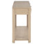 Console avec 2 tiroirs et tablette en orme clair Vories-203690467