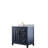 Daria 36'' Single Bathroom Vanity with Cultured Marble Top-98259702-124885351-124885352