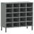 Shoe Cabinet Shoe Cubby with 20 Compartments Shoe Rack Solid Pine Wood-1168155042