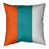 Orange / turquoise / blanc