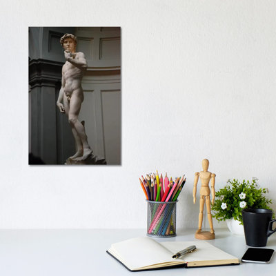 David by Michelangelo - Wrapped Canvas Print