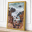 Rocks Meet Tide Coastal - Wrapped Canvas-2119825615-2119825614