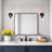 Martins Single Light Glass Dimmable Armed Sconce-1709448455