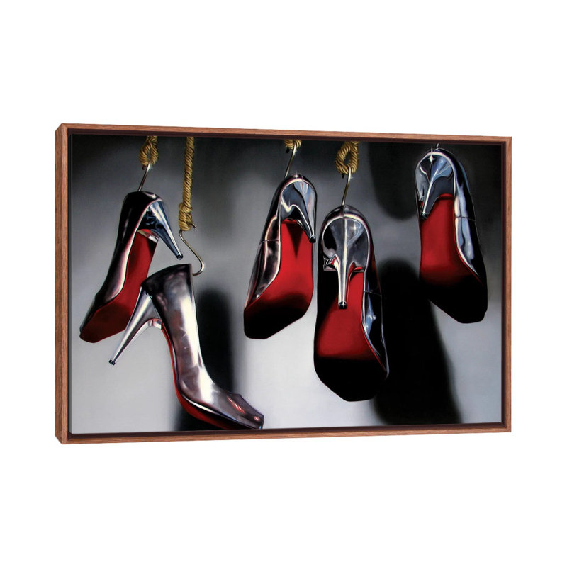 «The Armory» par Rose Morrison - reproduction de photo, H 18 po x l 26 po x P 1,5 po, Cadre flottant brun