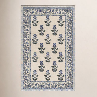 Alice Hand-Tufted Floral Wool Rug