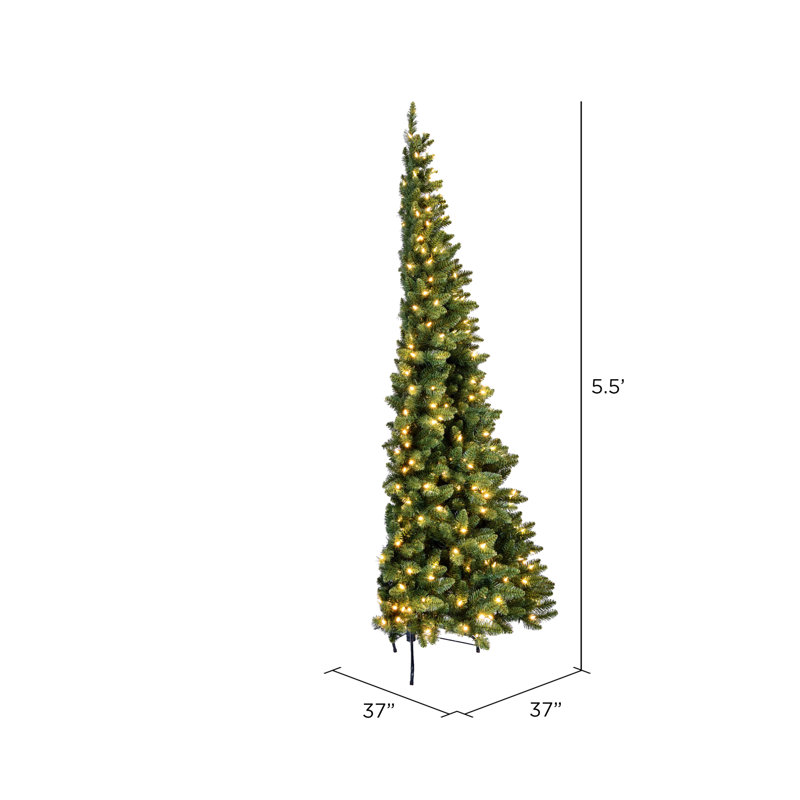 Arbre de Noël artificiel pin, 5,5 pi
