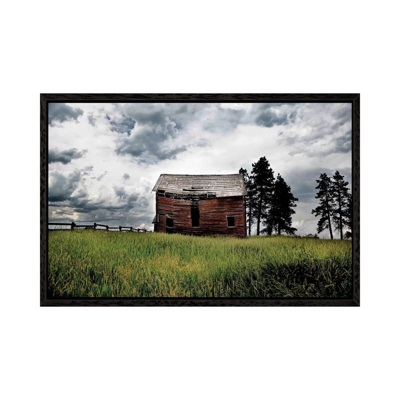 Montana Barn II - Print on Canvas, Black Framed, 66.04 cm H x 45.72 cm W