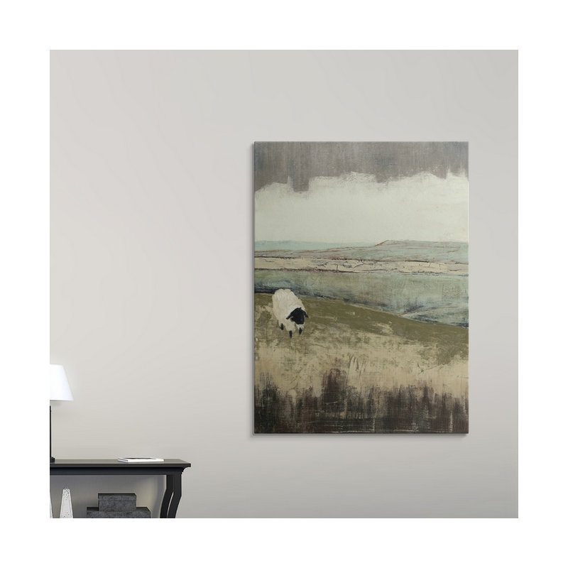 « i », reproduction d’art dépilée Open Meadow, H 24 po x l 17 po x P 1,5 po, Toile