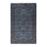 Fine Vibrance One-of-a-Kind 4' 1" X 6' 6" Hand Knotted Area Rug
