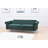 Twin 85'' Velvet Futon And Mattress-1941584129