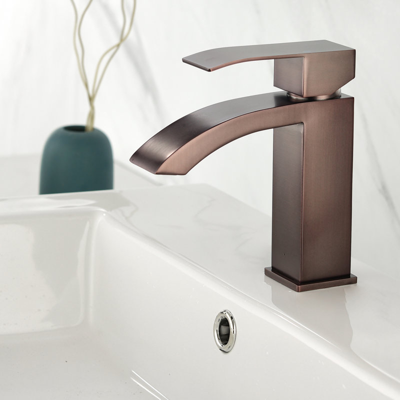Single-Hole Single-handle Bathroom Faucet, Oil Rubbed Bronze