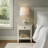 Bedside Table Antique Cream