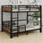 Separable Bunk Beds,With Raised Security Fence-85947048