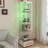 Modern Glass Display Cabinet With Drawer , Antique Cabinet With Led Lights, Tempered Glass Bookshelf,  1-Door Storage Case With 4 Shelves-1363088592