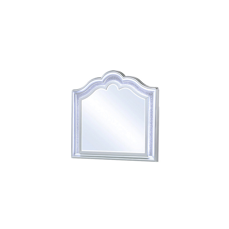 Contemporary Style  Mirror Made With Wood In Silver (Includes Only Mirror)