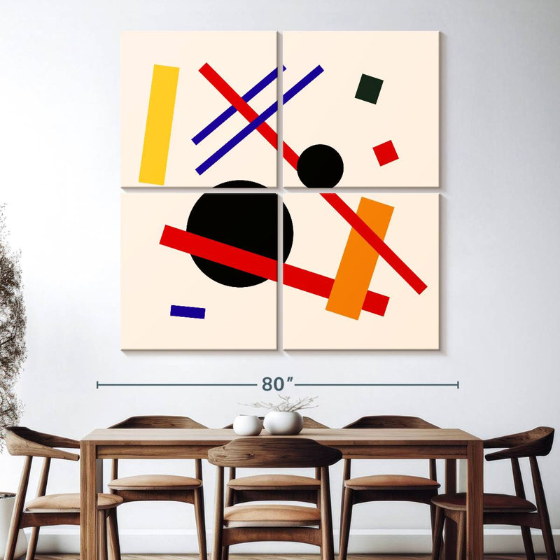 Avery Suprematism, 74" H x 74" W