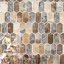 Desert Strata Spire 12 in. x 13 in. Glass Mosaic Wall Tile