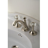 Gemstone Widespread Bathroom Faucet with Drain Assembly
