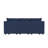 Lockheart 84” 3-Seat Modular Sofa Blue Slope Arm-126757828