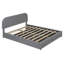 Lit plateforme à panneau de rangement tapissier-432001539-432001597