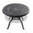 3-Piece All-Weather Cast Aluminum Dining Set, Include 2 Swivel Chairs And 39.37" Round Table With Black Frame-109604980