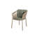 Ocean Stacking Patio Dining Armchair Frame with Cushion