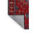 Machine Washable Persian Red Area Rug-2108027333