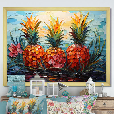 Pineapple Pond, mosaïque sur toile