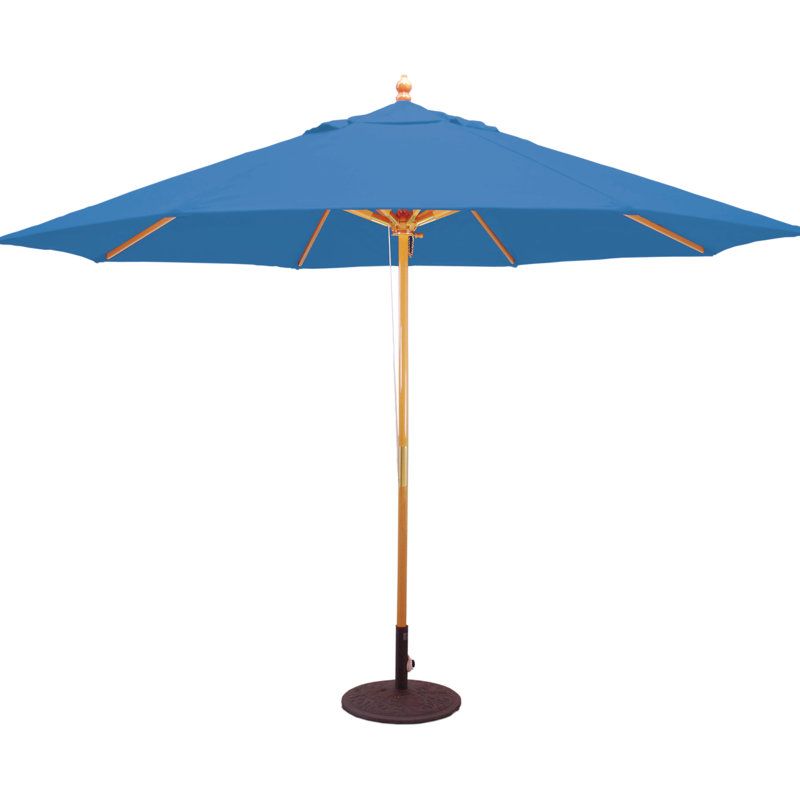 Parasol de marché 11 pi Nadasha, Bleu Pacifique