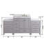 Ensemble de meuble-lavabo simple 76 po Chrystel-809324992