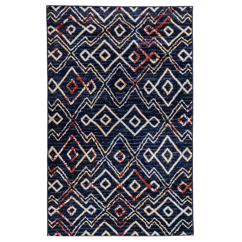 Mcnelly Geometric Indoor Rug, Rectangle 7'8" x 11'