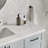 Ariel Kelly Inch Single Rectangular Sink Bathroom Vanity With Quartz Countertop-105988833-124984833