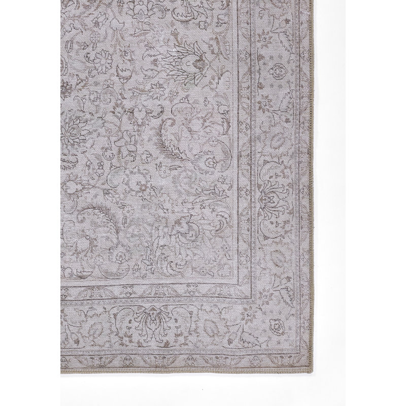 Erin Gates by Momeni Dorset Bennington Polyester Grey Area Rug, Runner 2'3" X 7'6"
