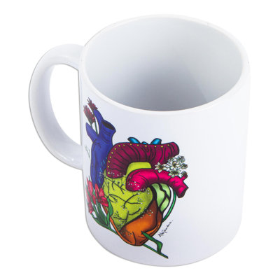 Lark Manor™ Handmade Heart Ceramic Mug