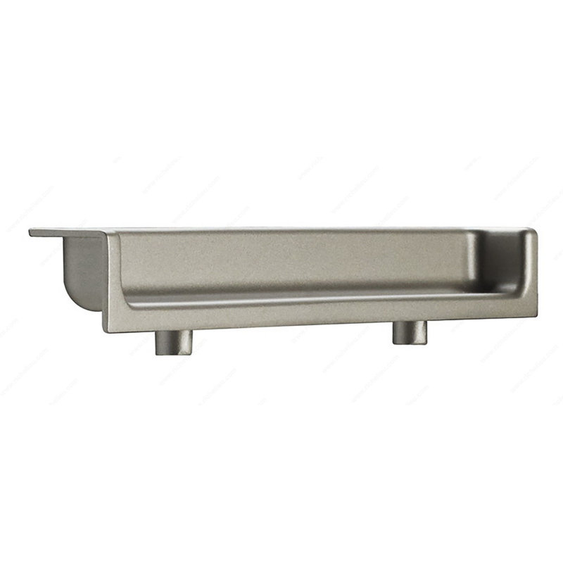Poignée encastrée de 25 à 32 po Mortise Edge 3, Nickel mat