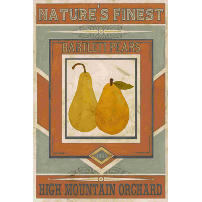 " Vintage Produce Sign VII " by June Erica Vess Painting Print