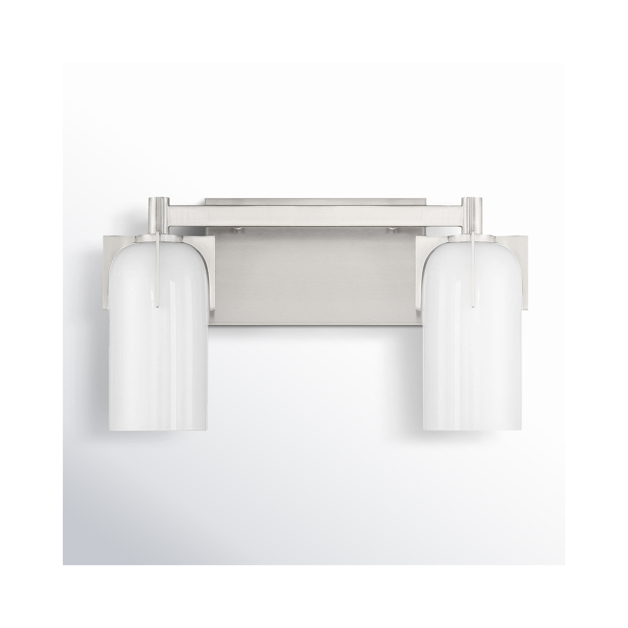 Irela 3 - Light Vanity Light, 2 Lights, 8.5" H x 14.75" W x 14.75" D, Satin Nickel