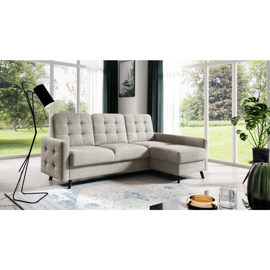 Ecksofa Garofalo mit Bettfunktion