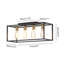 Plafonnier encastré rectangulaire 4 lumières Maleika-1590003156