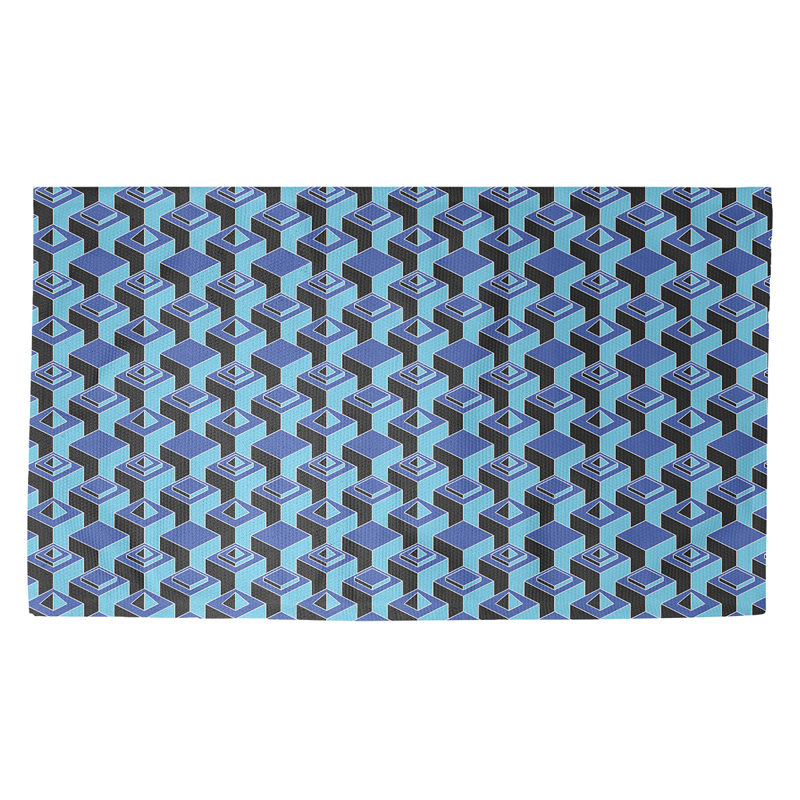 Jordao Geometric Indoor Rug, Rectangle 2' x 3'