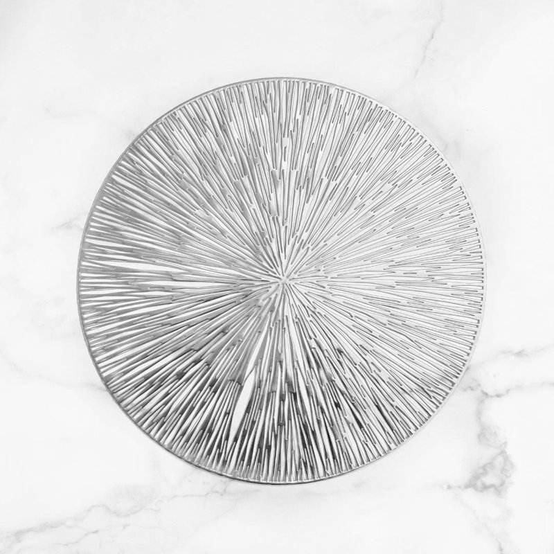 Napperon 15 "Signature, Argent