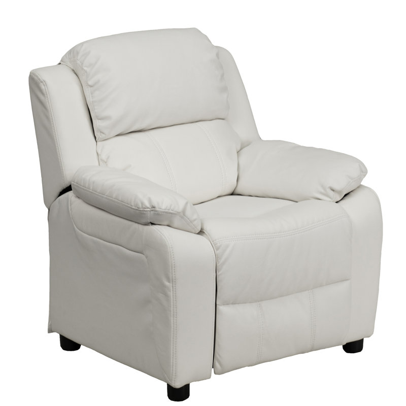 Fauteuil inclinable Degeorge Deluxe, Vinyle blanc