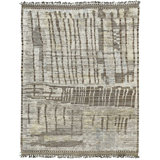 Modern Distressed One-of-a-Kind Rectangle 8'10" X 11'11" Area Rug