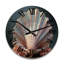 Horloge murale en bois massif Ninaire-267034403