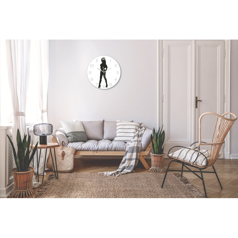 Glass Wall Clock