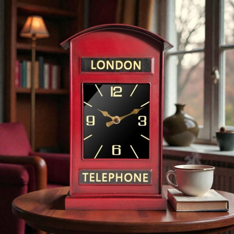 Telephone Table Clock