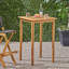 Table de bar d'extérieur carrée en bois-563487577